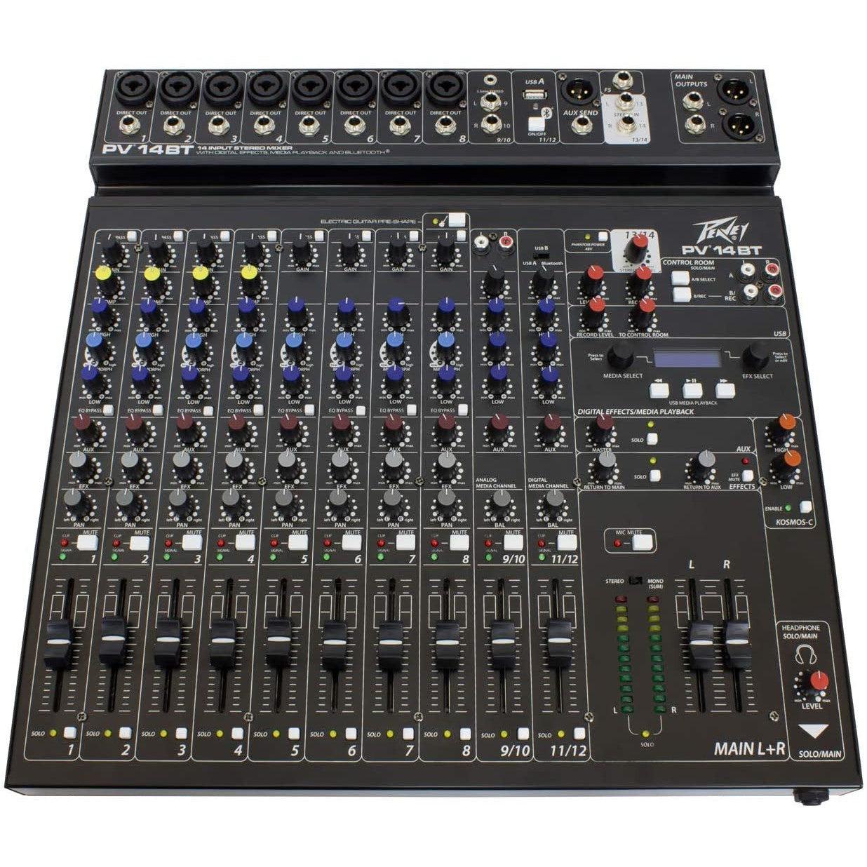 Peavey PV 14 BT 14 Channel Compact Mixer with Bluetooth