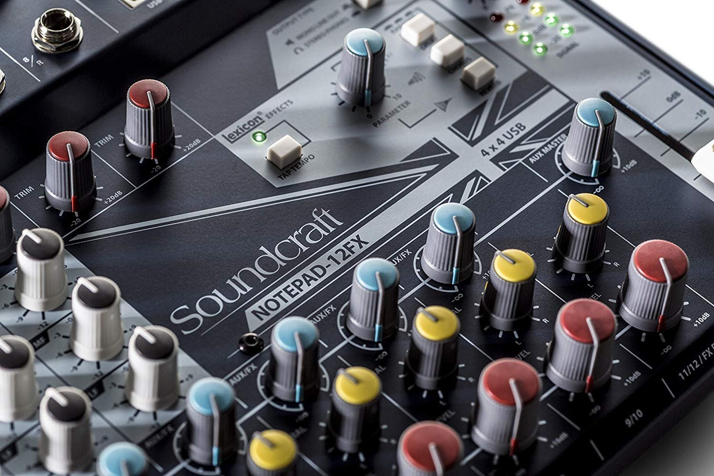 Soundcraft Notepad-12FX Small-format Analog Mixing Console with USB I/O and Lexicon Effects