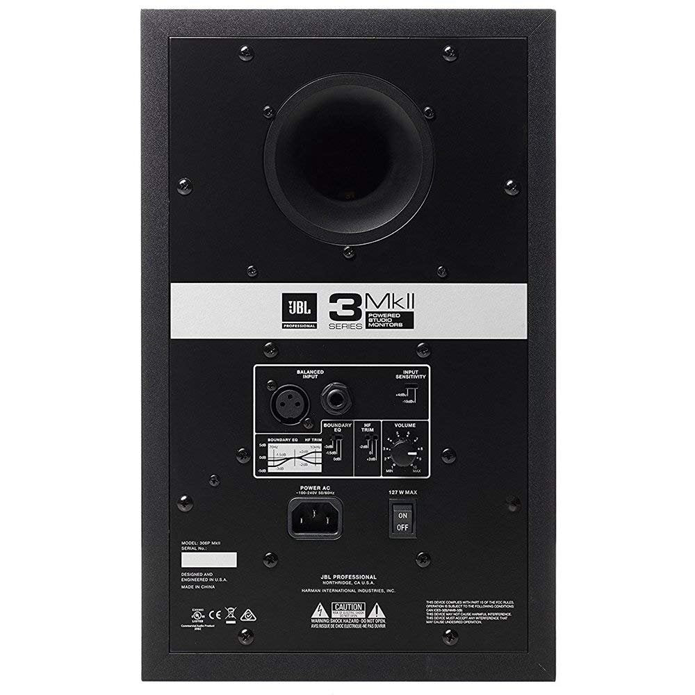 JBL 305P MkII 5" Two-Way Studio Monitoring Speakers (Pair)