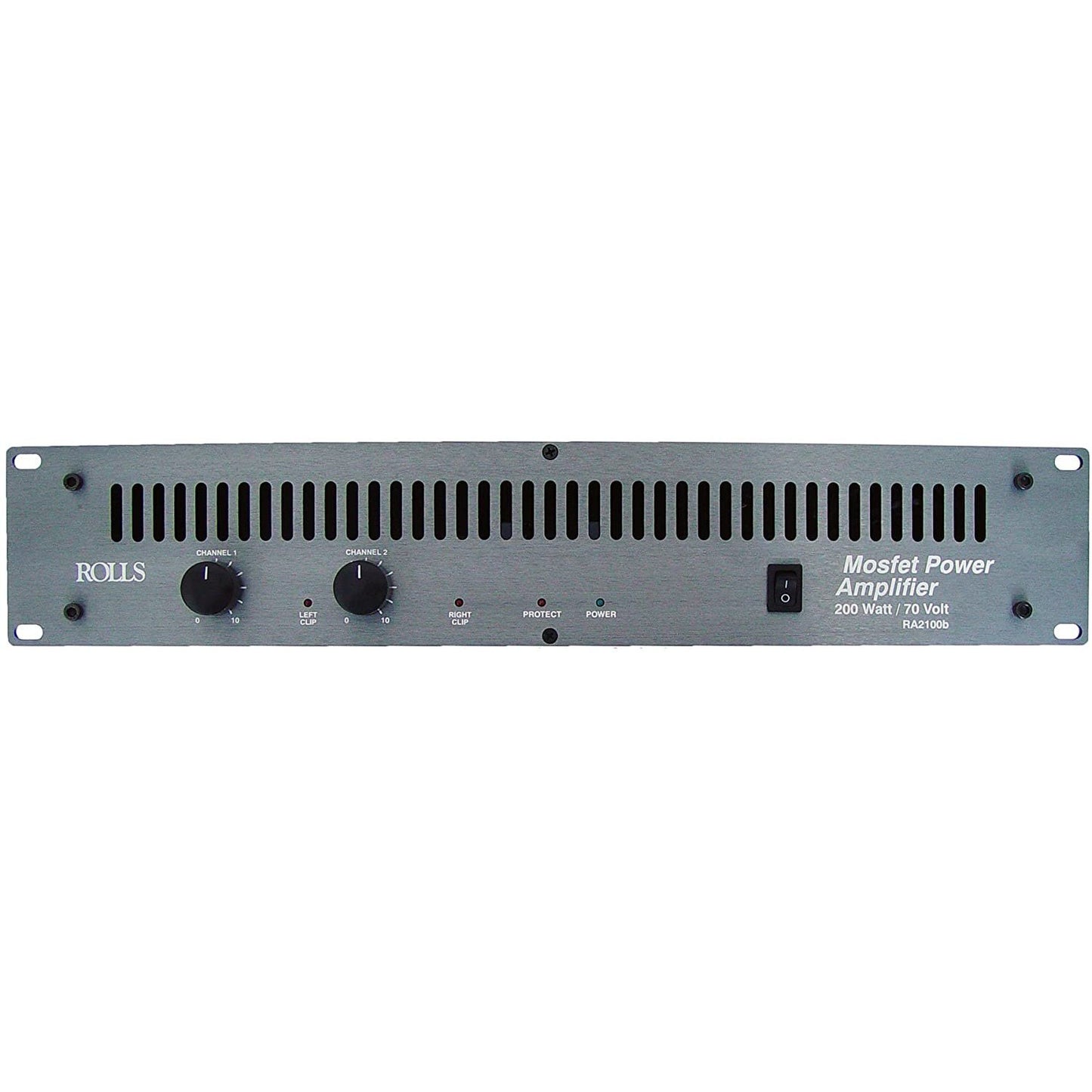 Rolls RA2100b 2-Channel 100 Watts/RMS Channel @ 4 Ohms Power Amplifier