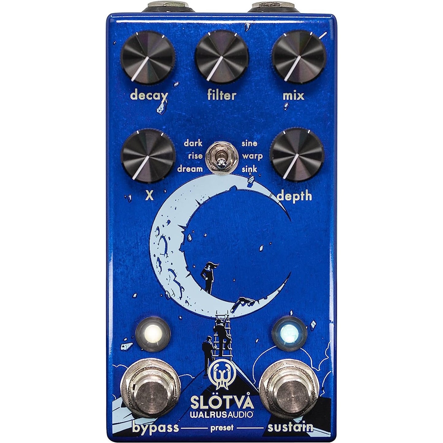 Walrus Audio Audio Slotva Multi Texture Reverb Pedal, Blue (900-1062)