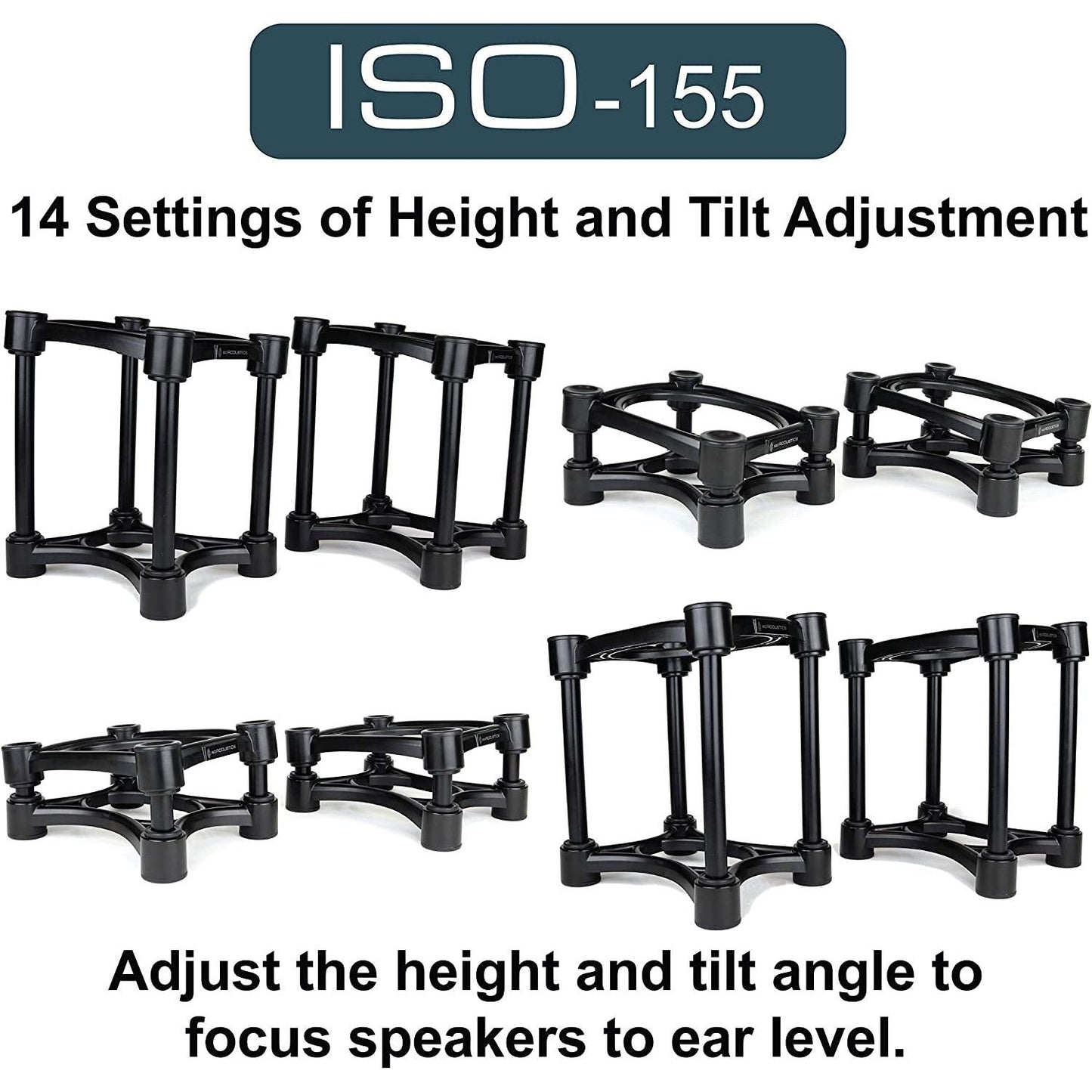 IsoAcoustics ISO-STAND Series Speaker Isolation Stands