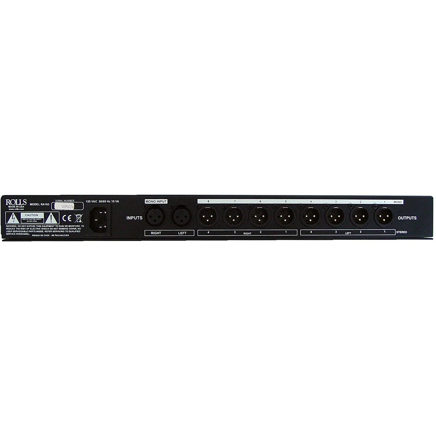 Rolls RA163 8-Channel Distribution Amplifier