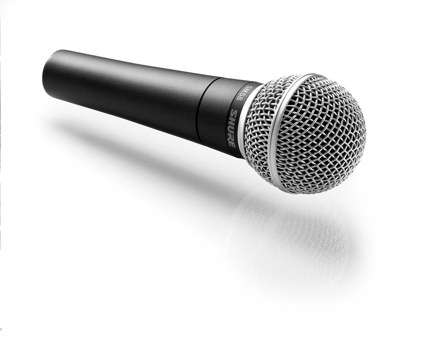 Shure SM58 Cardioid Vocal Microphone & Pig Hog Mic Cable, 20ft XLR - Bundle (Black)