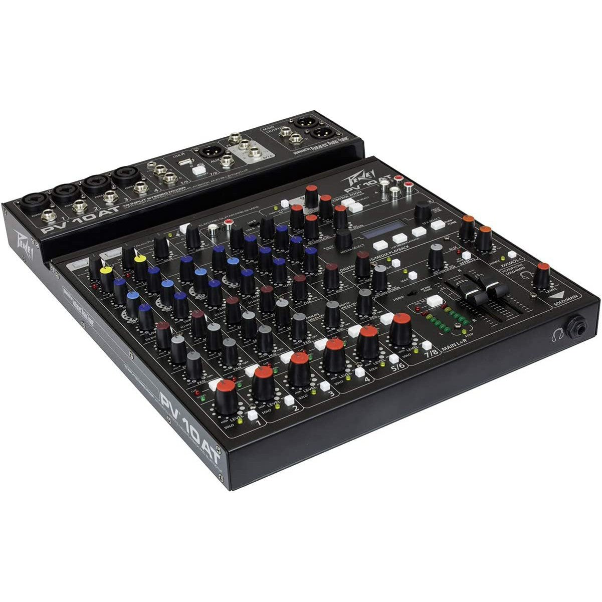 Peavey PV 10 AT 10 Channel Compact Mixer with Bluetooth and Antares Auto-Tune