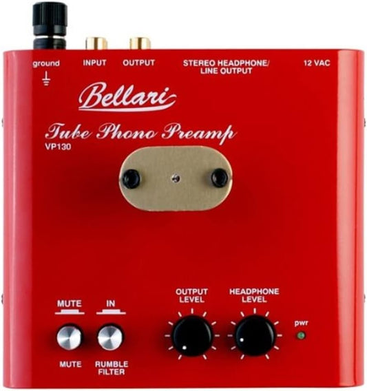 Bellari VP130 Mm Tube Phono Preamplifier With Headphone Amplifier