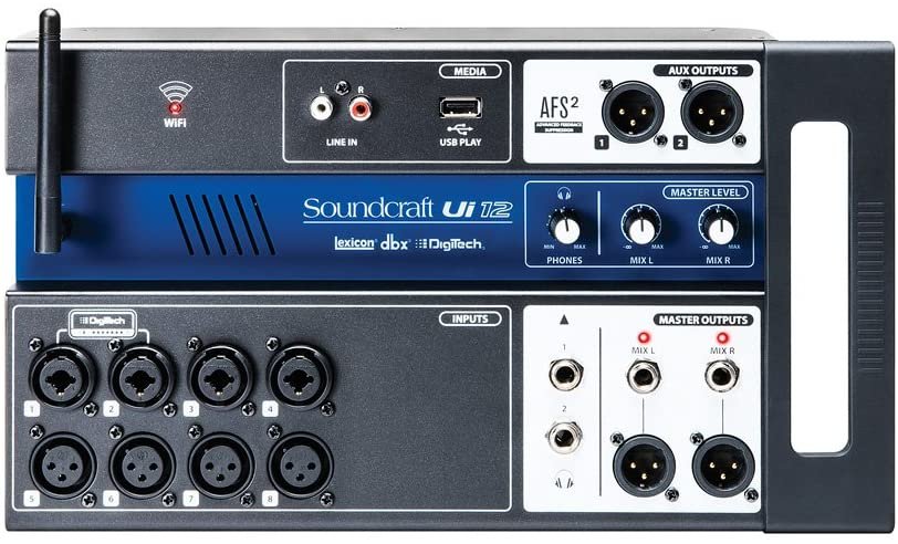 Soundcraft Ui12 Remote-Controlled Input Digital Mixer