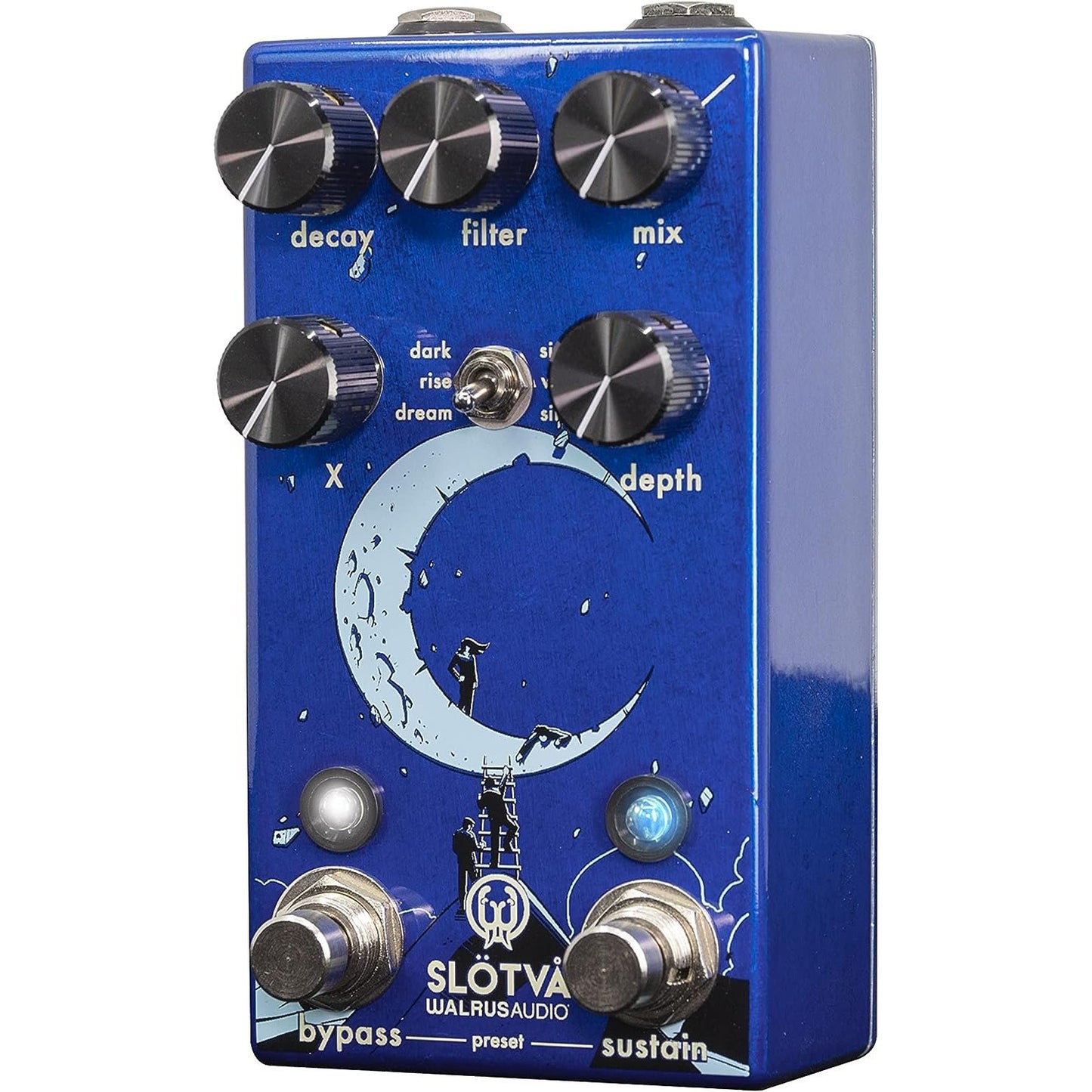 Walrus Audio Audio Slotva Multi Texture Reverb Pedal, Blue (900-1062)