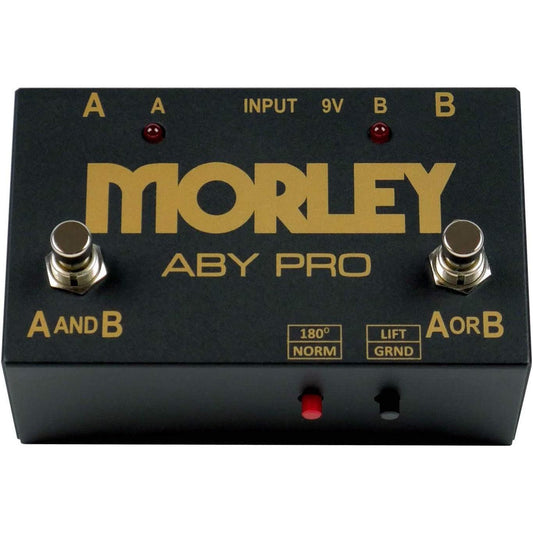 Morley ABY Pro 2-Button ABY Signal Switcher Pedal