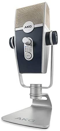 AKG Pro Audio Lyra Ultra-HD, Four Capsule, Multi-Capture Mode, USB-C Condenser Microphone for Recording and Streaming