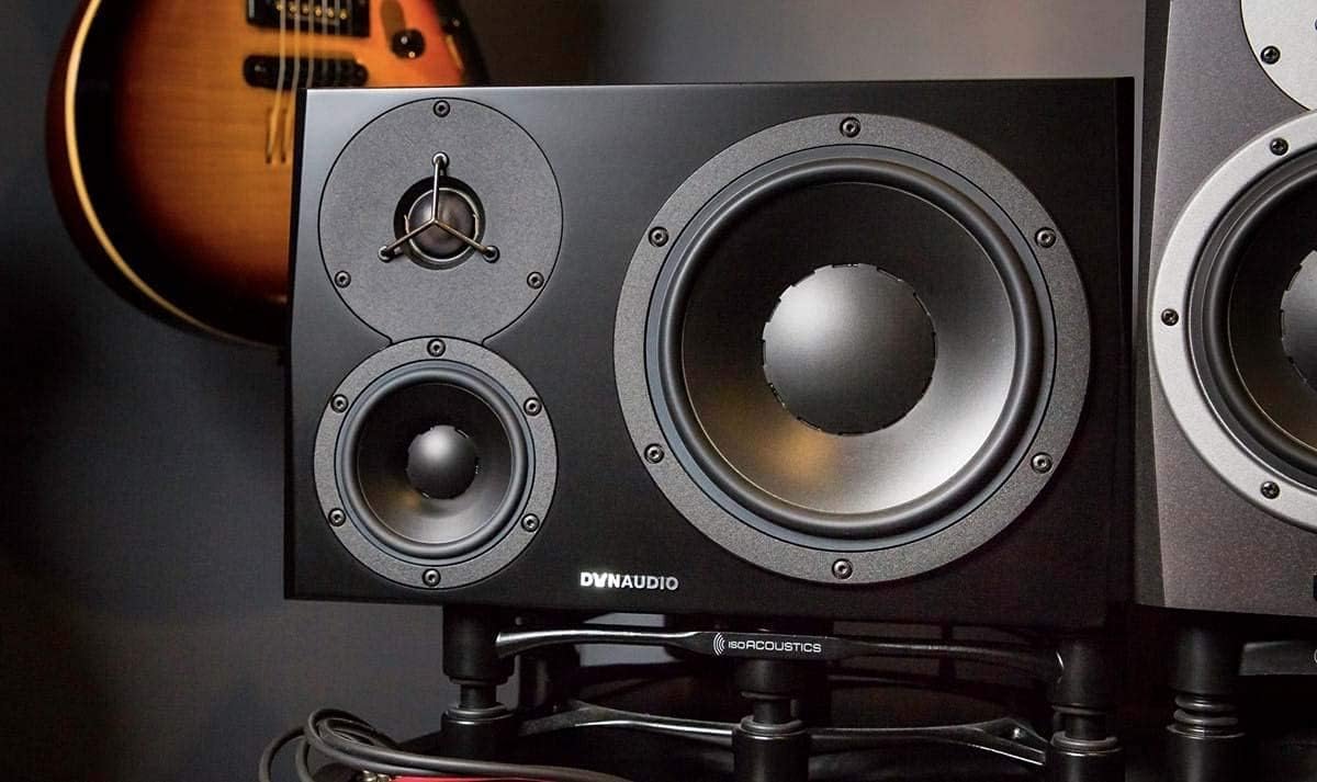 IsoAcoustics Aperta Series Isolation Speaker Stands with Tilt Adjustment: Aperta200 (7.8" x 10") Black Pair