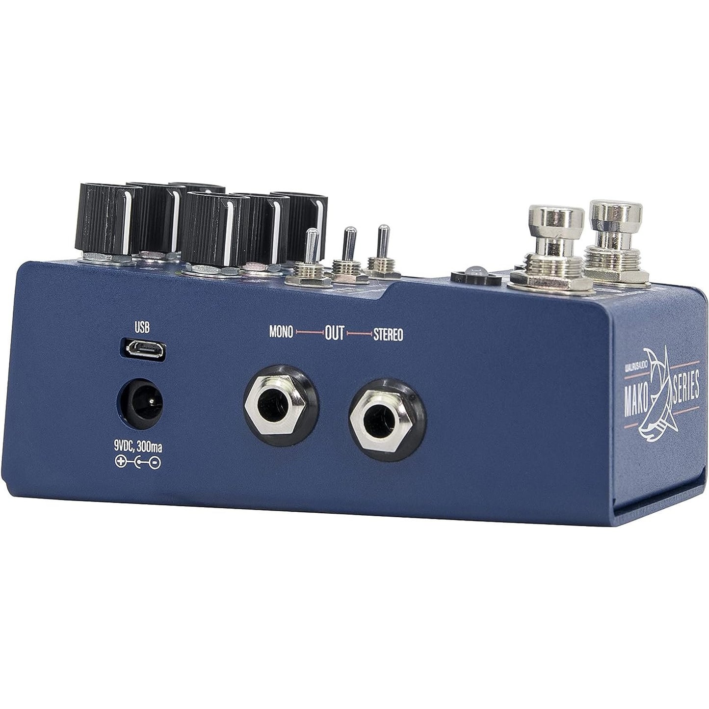 Walrus Audio MAKO Series M1 High Fidelity Modulation Machine, Blue (900-1063)