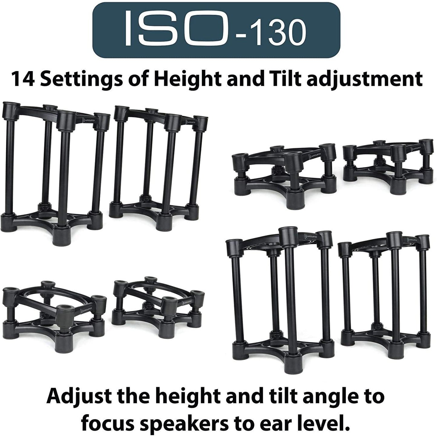 IsoAcoustics ISO-STAND Series Speaker Isolation Stands