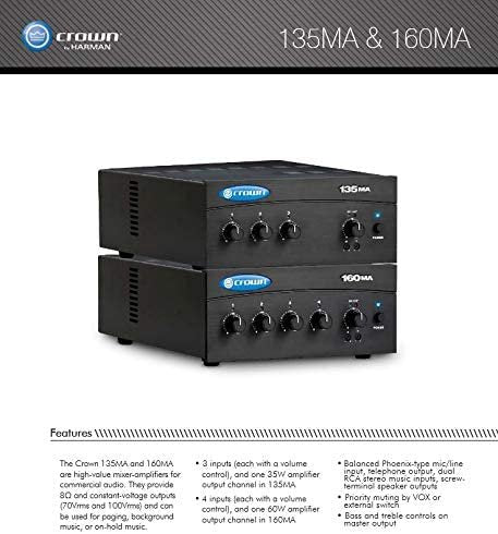 Crown 160MA Four-input Mixer/Amplifier