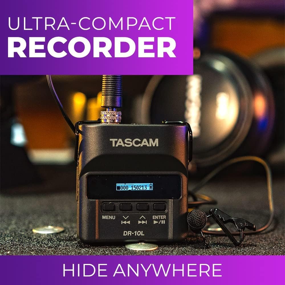 Tascam DR-10L Portable Digital Audio Recorder