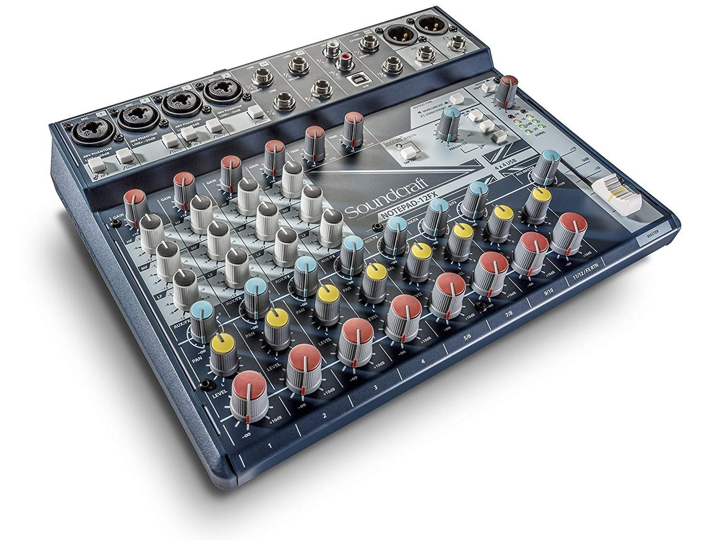 Soundcraft Notepad-12FX Small-format Analog Mixing Console with USB I/O and Lexicon Effects