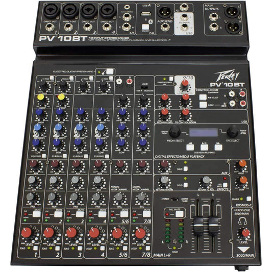 Peavey PV 10 BT Mixer with Bluetooth,