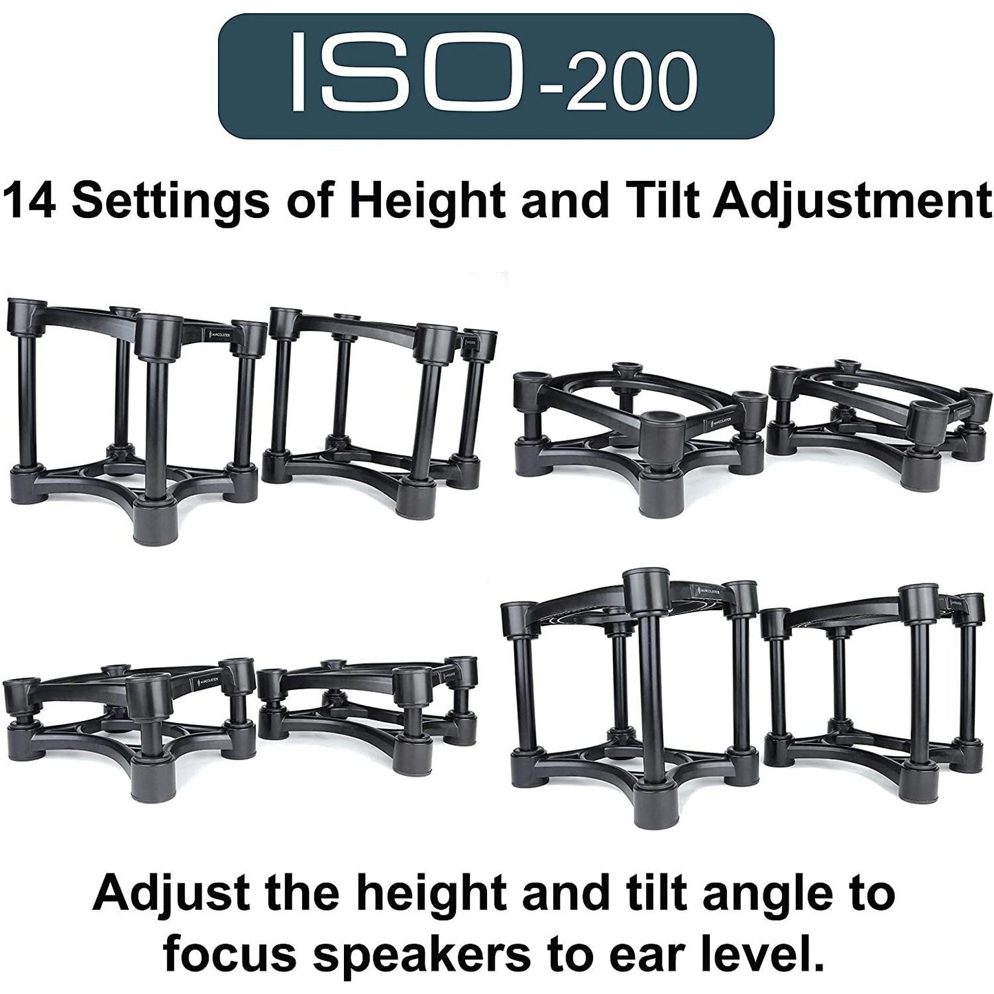 IsoAcoustics ISO-STAND Series Speaker Isolation Stands