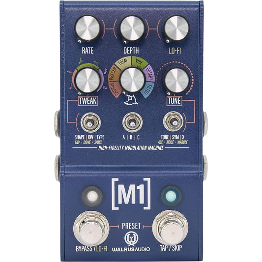 Walrus Audio MAKO Series M1 High Fidelity Modulation Machine, Blue (900-1063)