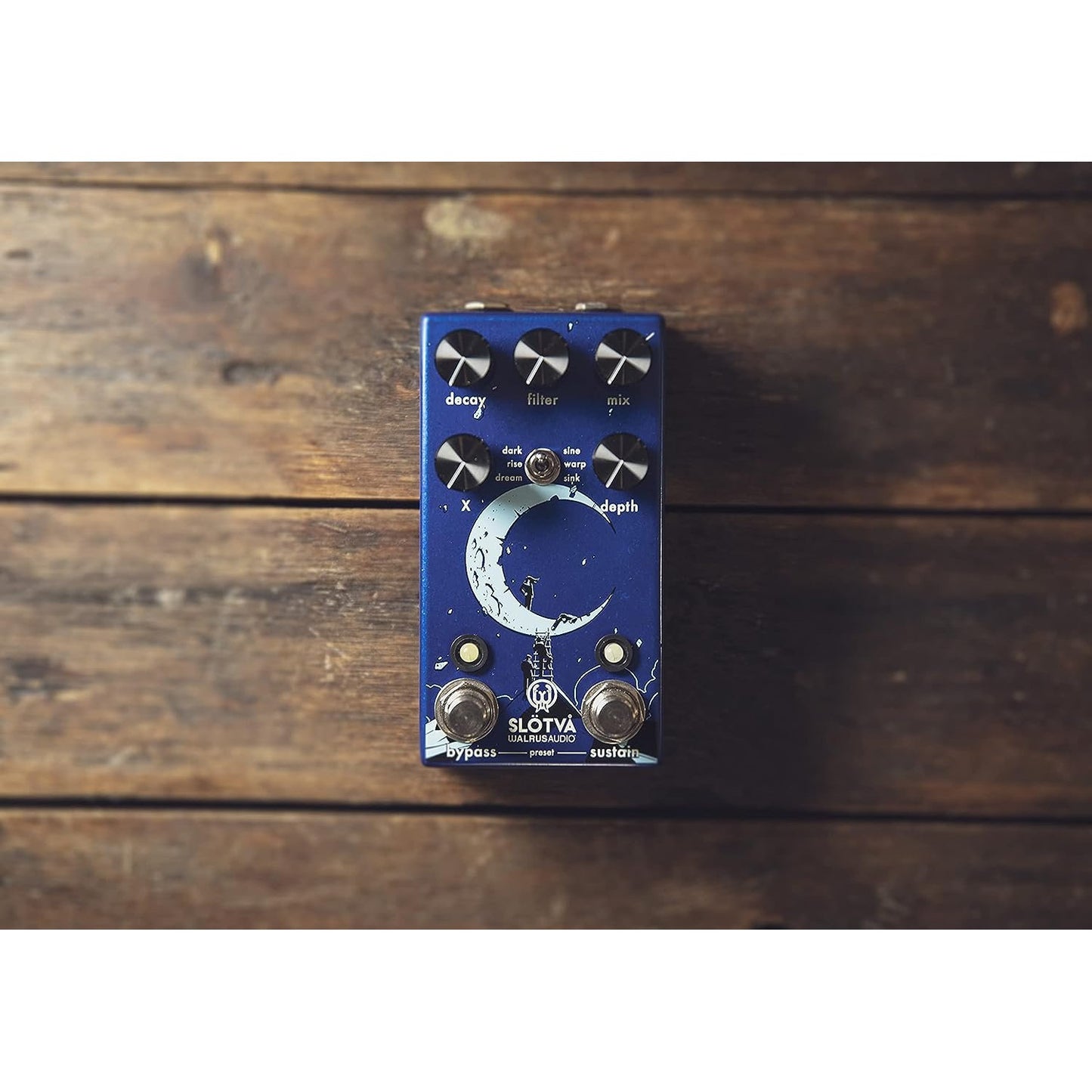 Walrus Audio Audio Slotva Multi Texture Reverb Pedal, Blue (900-1062)