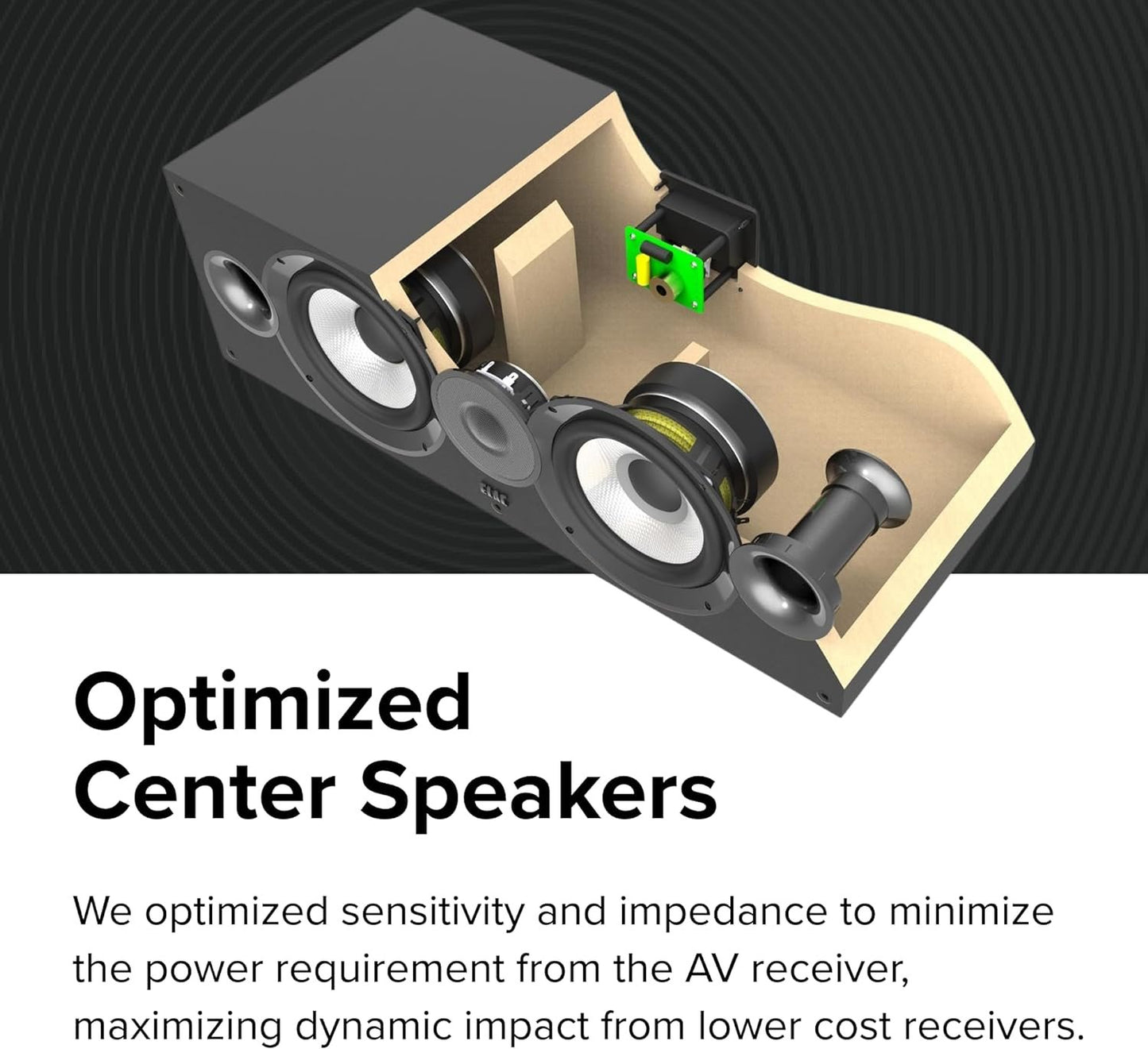 ELAC Debut 2.0 A4.2 Dolby Atmos Module Speakers, Black (Pair) - Concentric Driver with 0.5” Polymer Tweeter & 4” Aramid Fiber Woofer