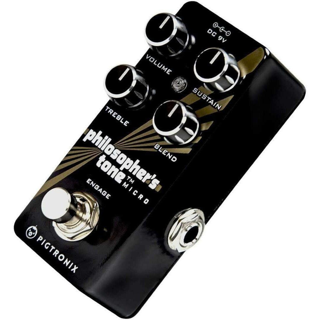 Pigtronix Guitar Compression Effects Pedal, Black (PTM)