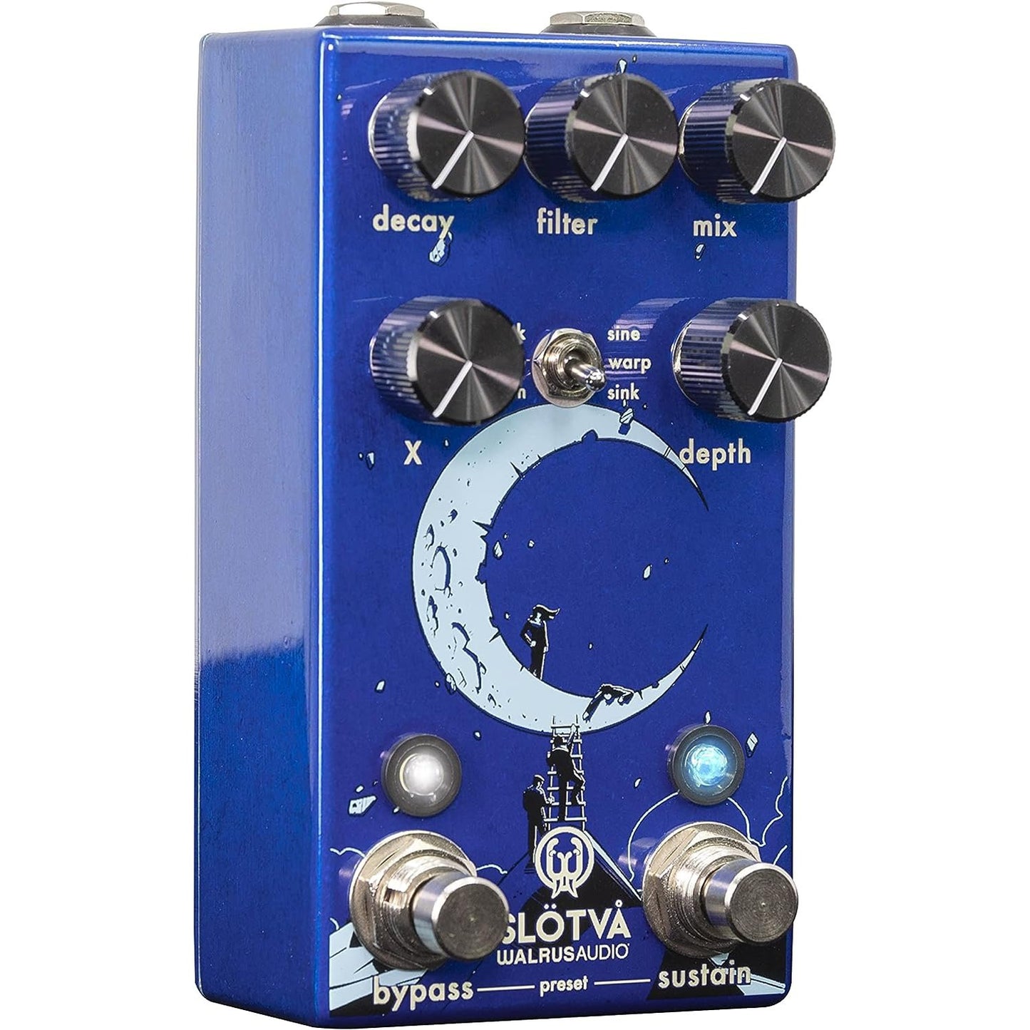 Walrus Audio Audio Slotva Multi Texture Reverb Pedal, Blue (900-1062)