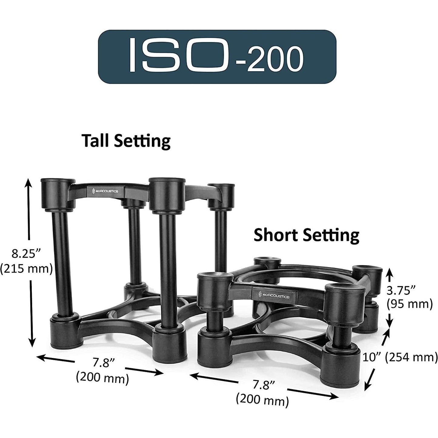 IsoAcoustics ISO-STAND Series Speaker Isolation Stands