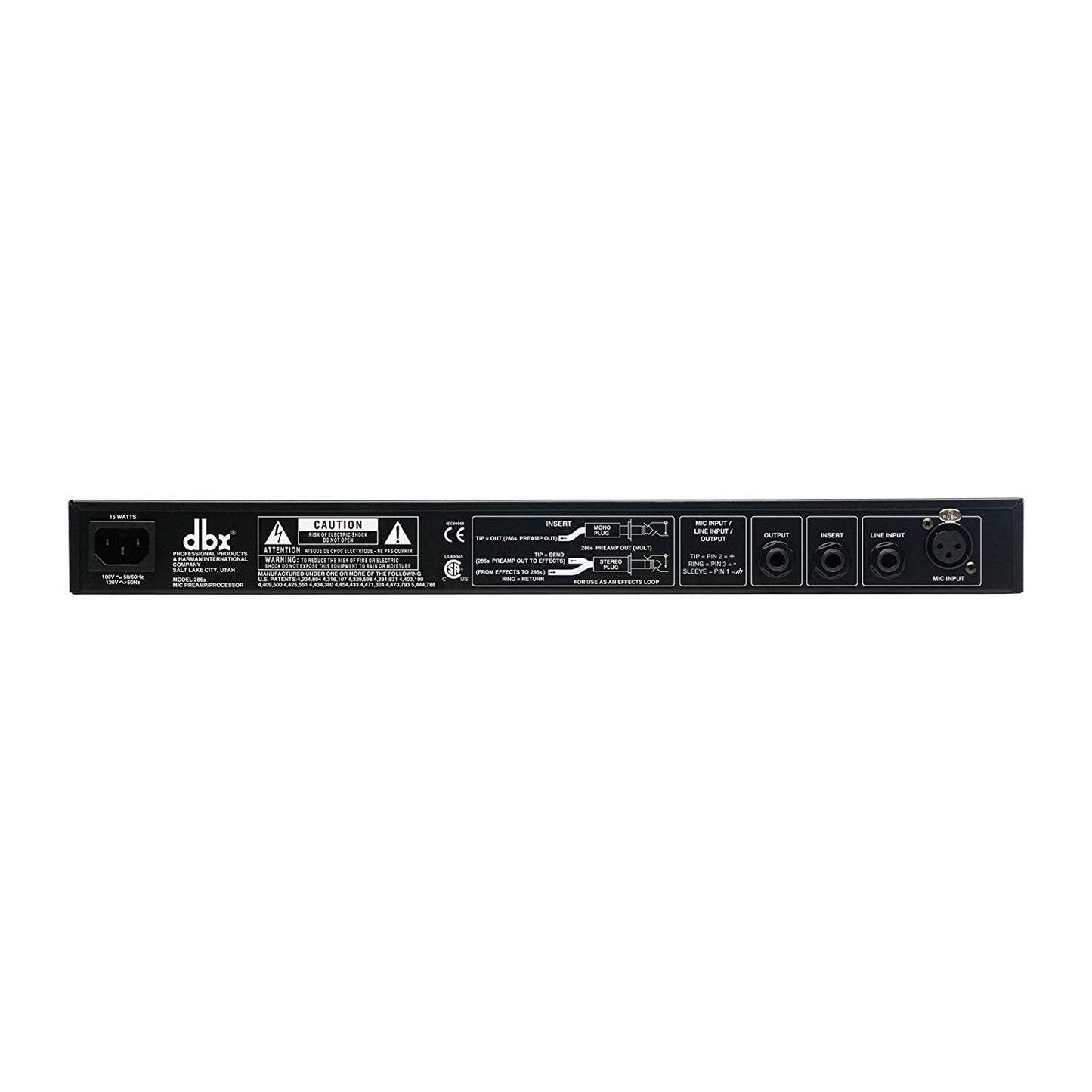 OPEN BOX - dbx 286s Microphone Preamp & Channel Strip Processor