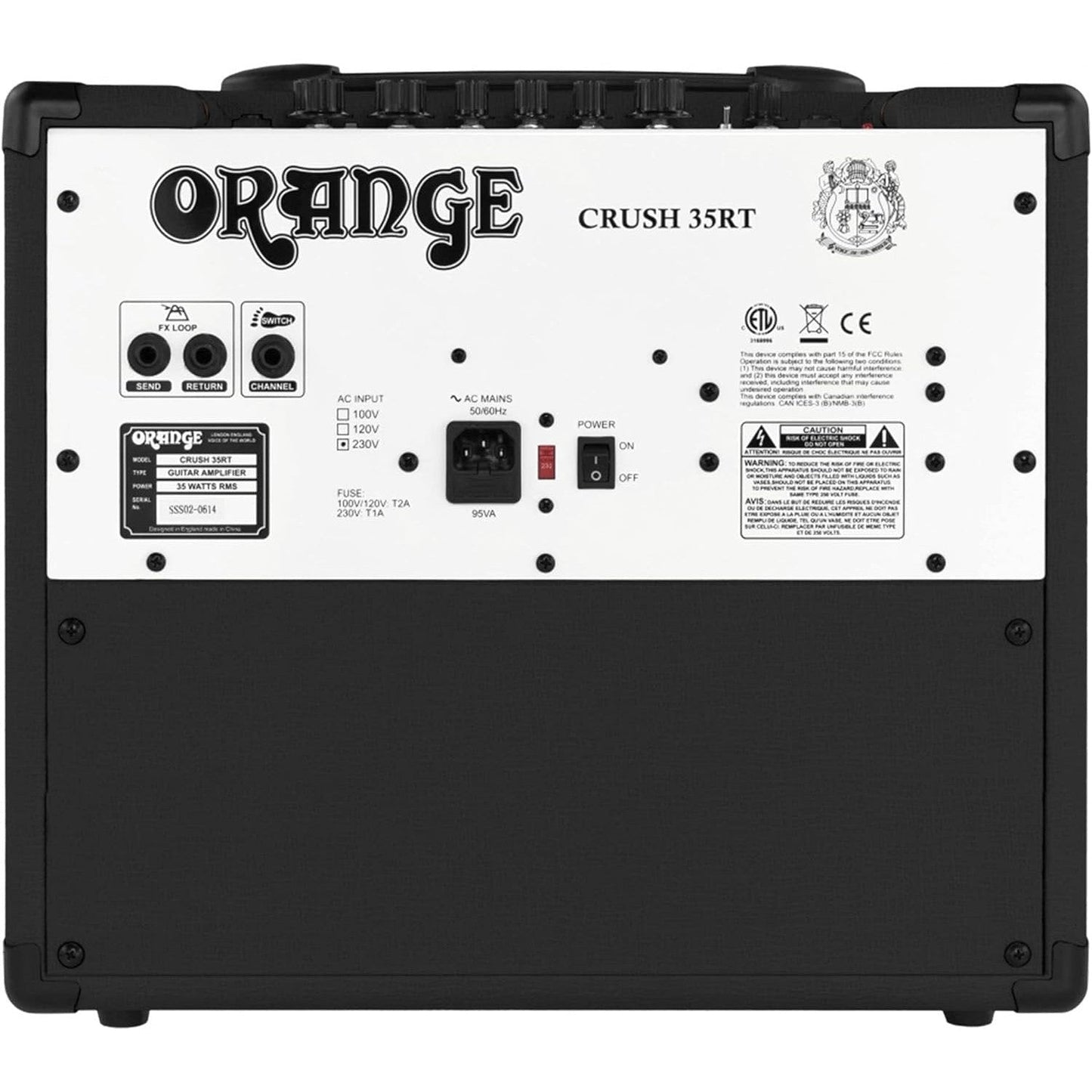 OPEN BOX - Orange Amplifiers Crush 35RT 35W 1x10 Guitar Combo Amp