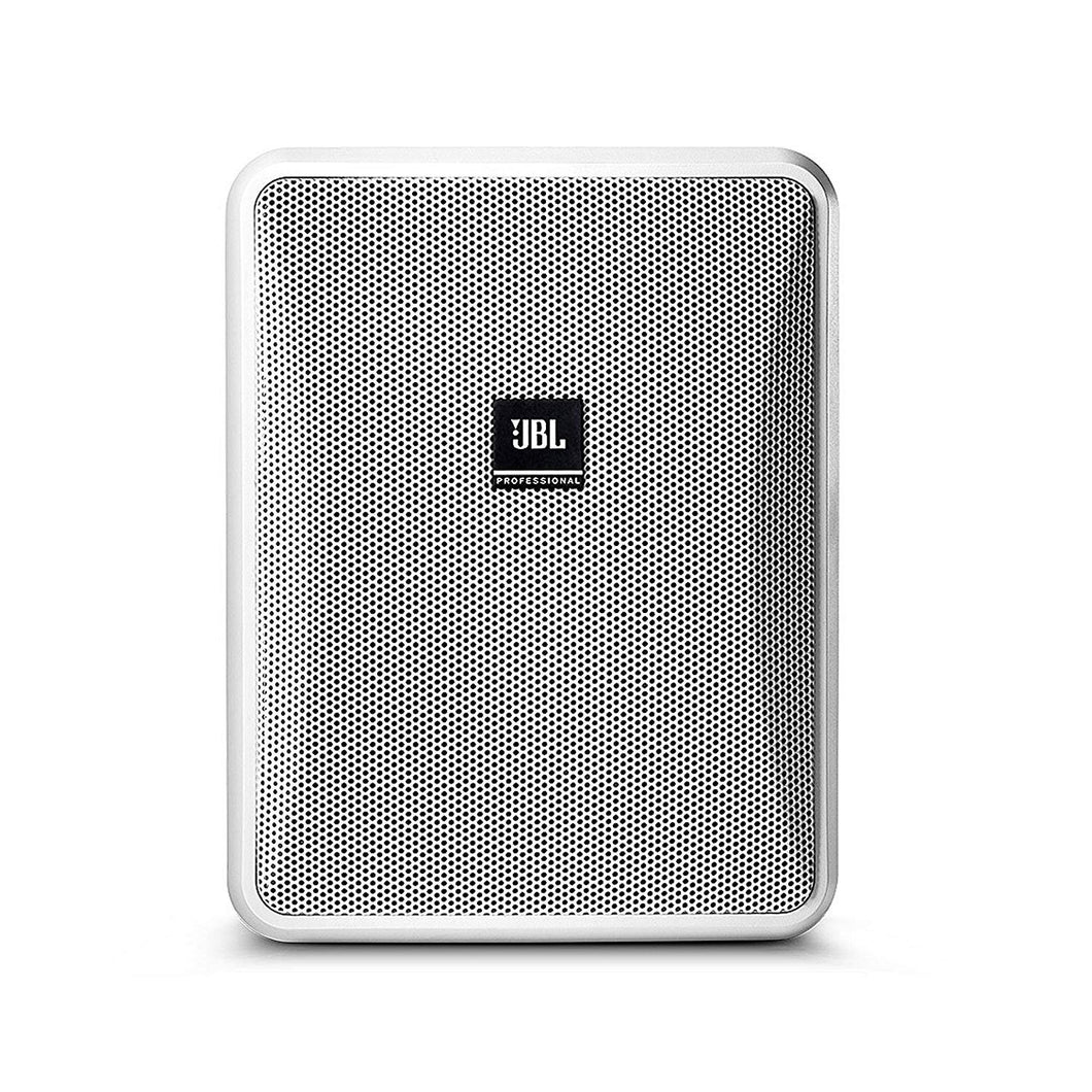 JBL Professional Control 25-1 Compact Indoor/Outdoor Background/Foreground Speaker, White (Sold as Pair) (Control 25-1-WT)