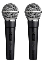 Load image into Gallery viewer, Shure SM58S Professional Vocal Microphone w/On/Off Switch (2 Pack)