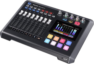 Tascam Mixcast 4 Podcast Studio Mixer Station with built-in Recorder / USB Audio Interface