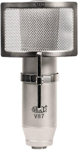 MXL V87 Low-Noise Condenser Microphone with Pop Filter and Low-Profile Shockmount