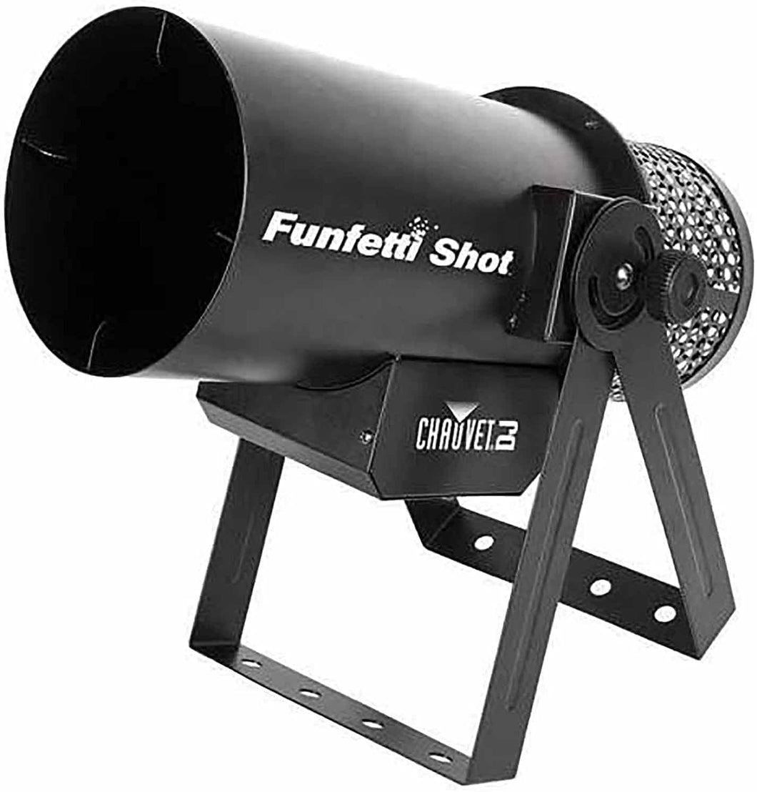 CHAUVET DJ FunFetti Shot Professional Confetti Launcher w/Wireless Remote for Concerts, Parties, and Special Events